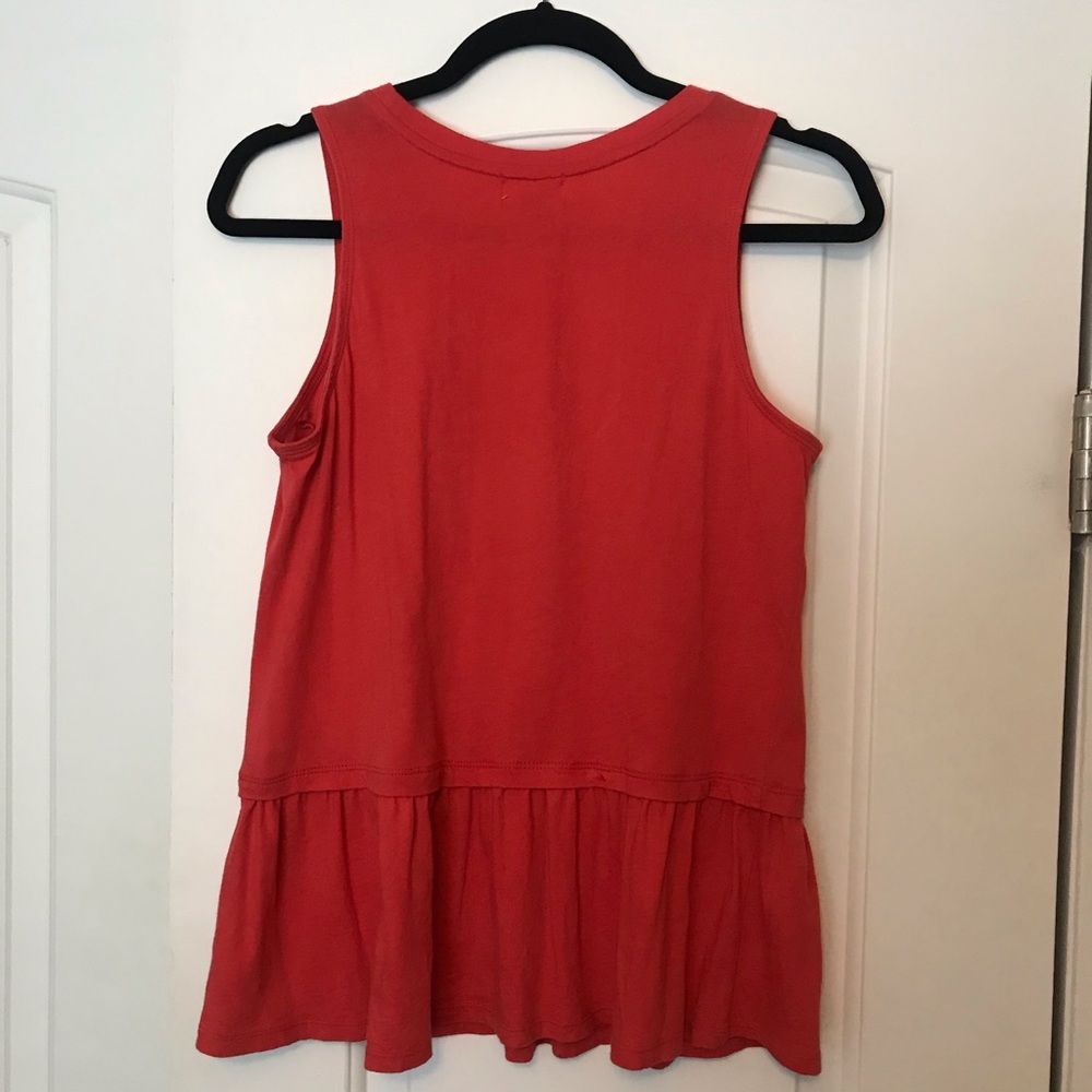 Orange red old navy top size XS